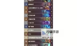 《炉石传说》抓快攻彩虹DK卡组分享