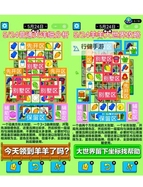 《羊了个羊》3月17日羊羊大世界过关技巧图1