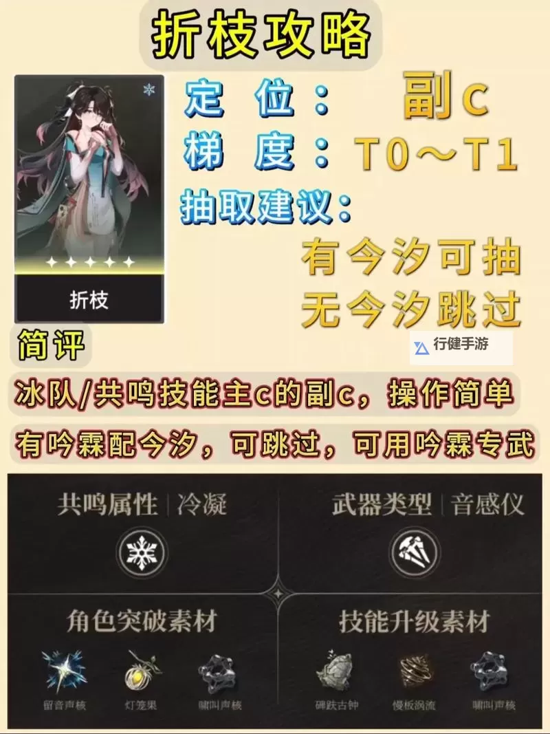 《鸣潮》折枝一图流配装攻略 折枝武器怎么选图1