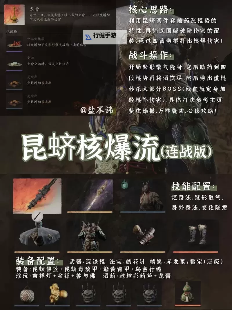 《黑神话悟空》隐身劈棍流配装思路图1