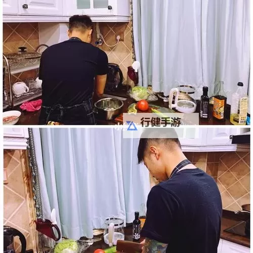 做饭的时候老公也要帮忙,幸福厨房的温馨时光图1