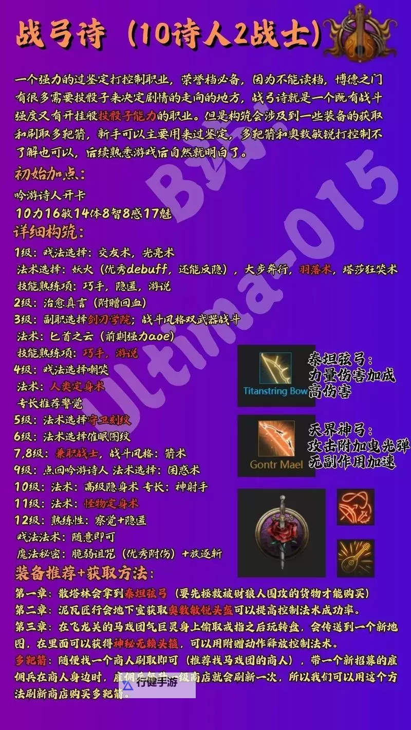 《博德之门3》月亮结社流德鲁伊构筑思路图1