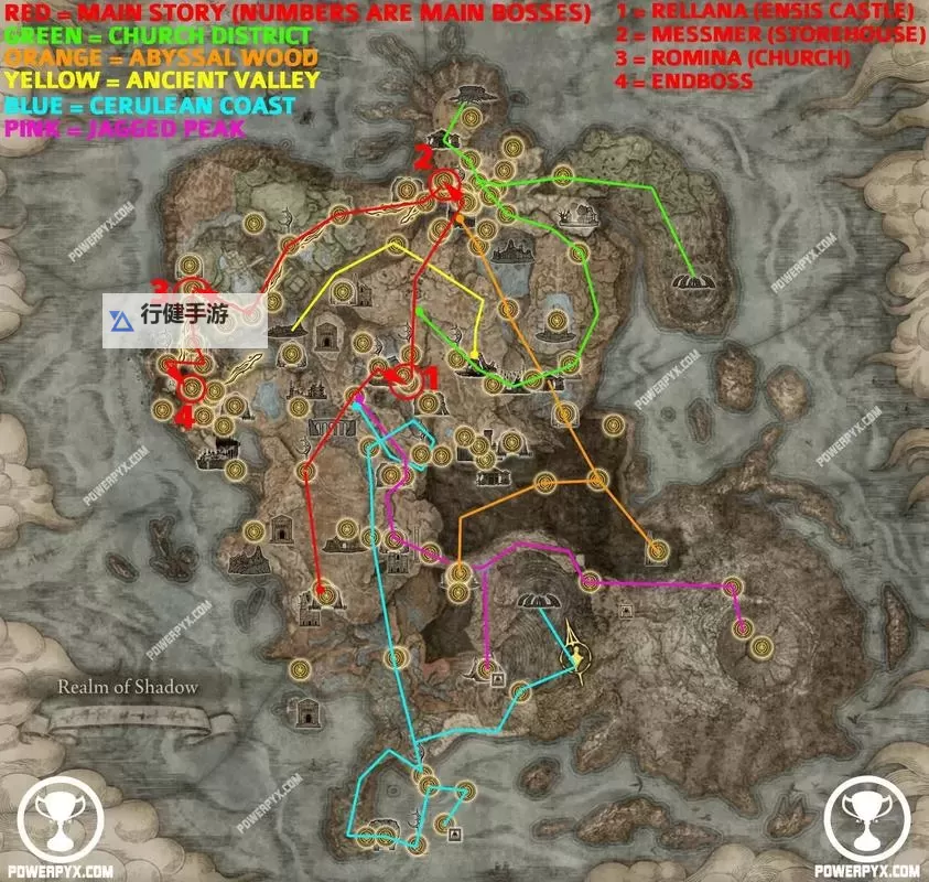 《艾尔登法环》黄金树之影DLC全幽影树碎片位置一览图1