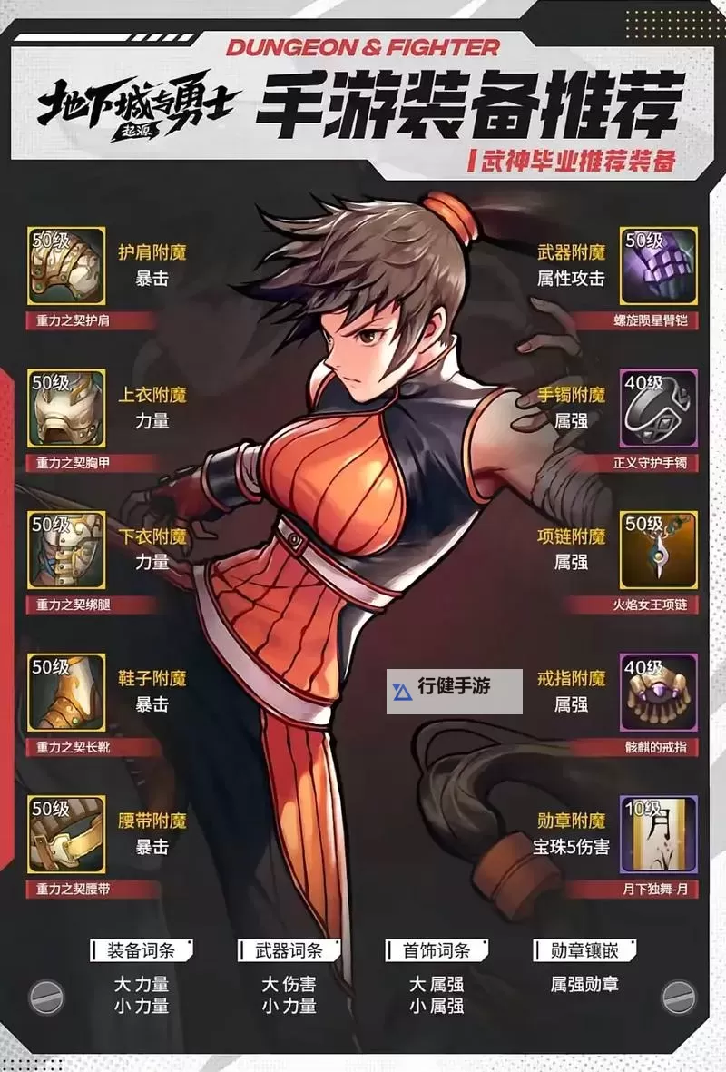 《地下城与勇士手游（DNF手游）》全职业毕业装备推荐图2